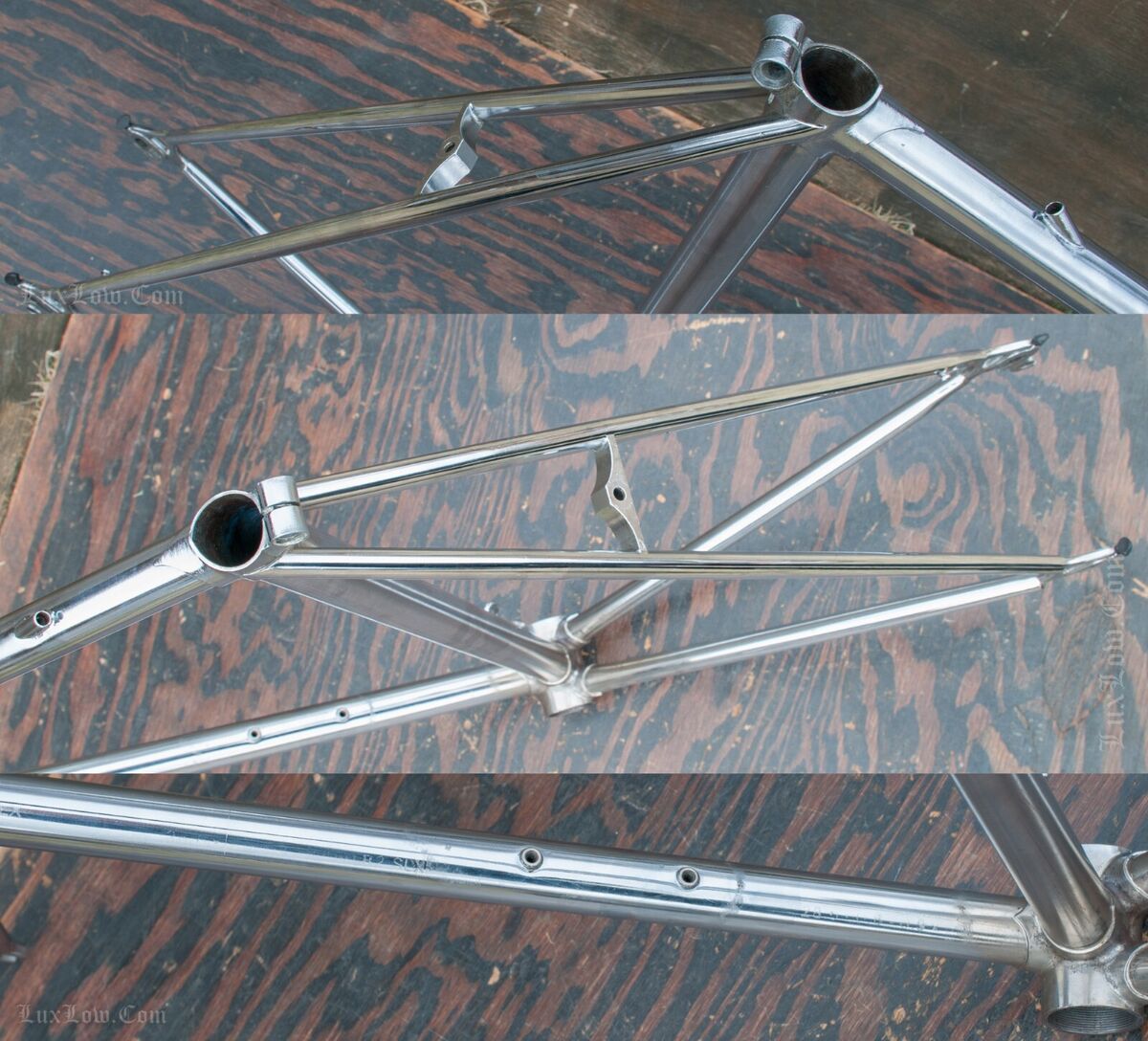Vintage Chrome Bianchi RoadBike FRAME FORK Columbus SLX Vintage Chrome Bianchi RoadBike FRAME FORK Columbus SLX
