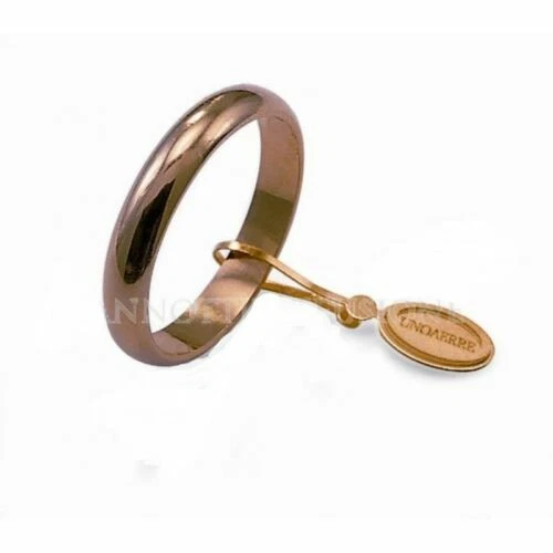 Anelli di metalli preziosi senza pietre UNOAERRE in oro rosa