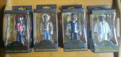 Funko Gold Premium 5'' Vinyl Figures Set of 4 Tupac Lil Wayne Biggie Ice Cube NIB