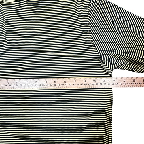 Michel Rouen Polo Shirt Mens M Striped Performance Golf Short Sleeve Tennis - Picture 8 of 9