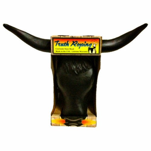 Truth Roping Steer Head Dummy Rodeo Practice Team Rope Black Bull Cow For Sale Online Ebay