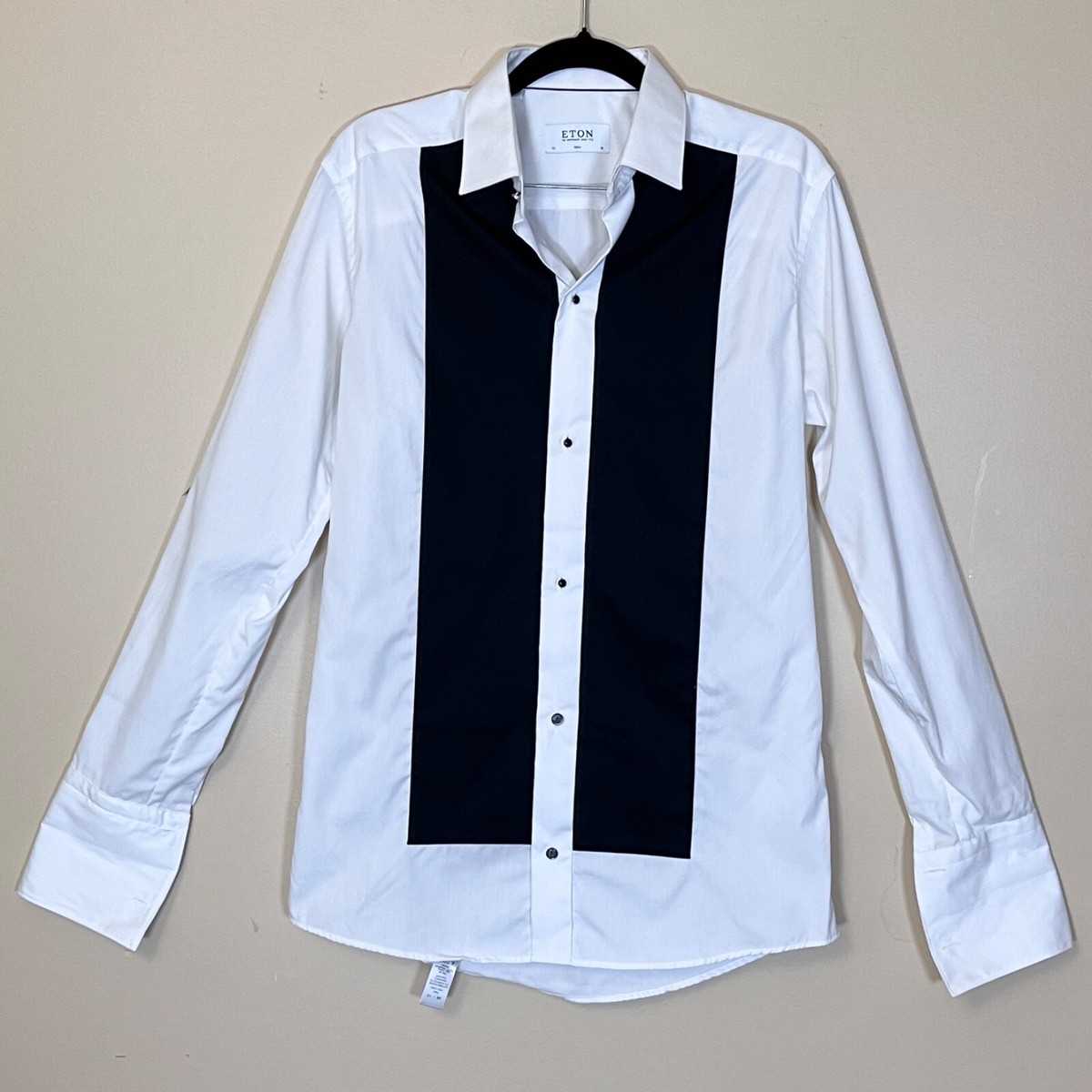 eton french cuff dress shirts Eton Super Slim Fit Shirt - White