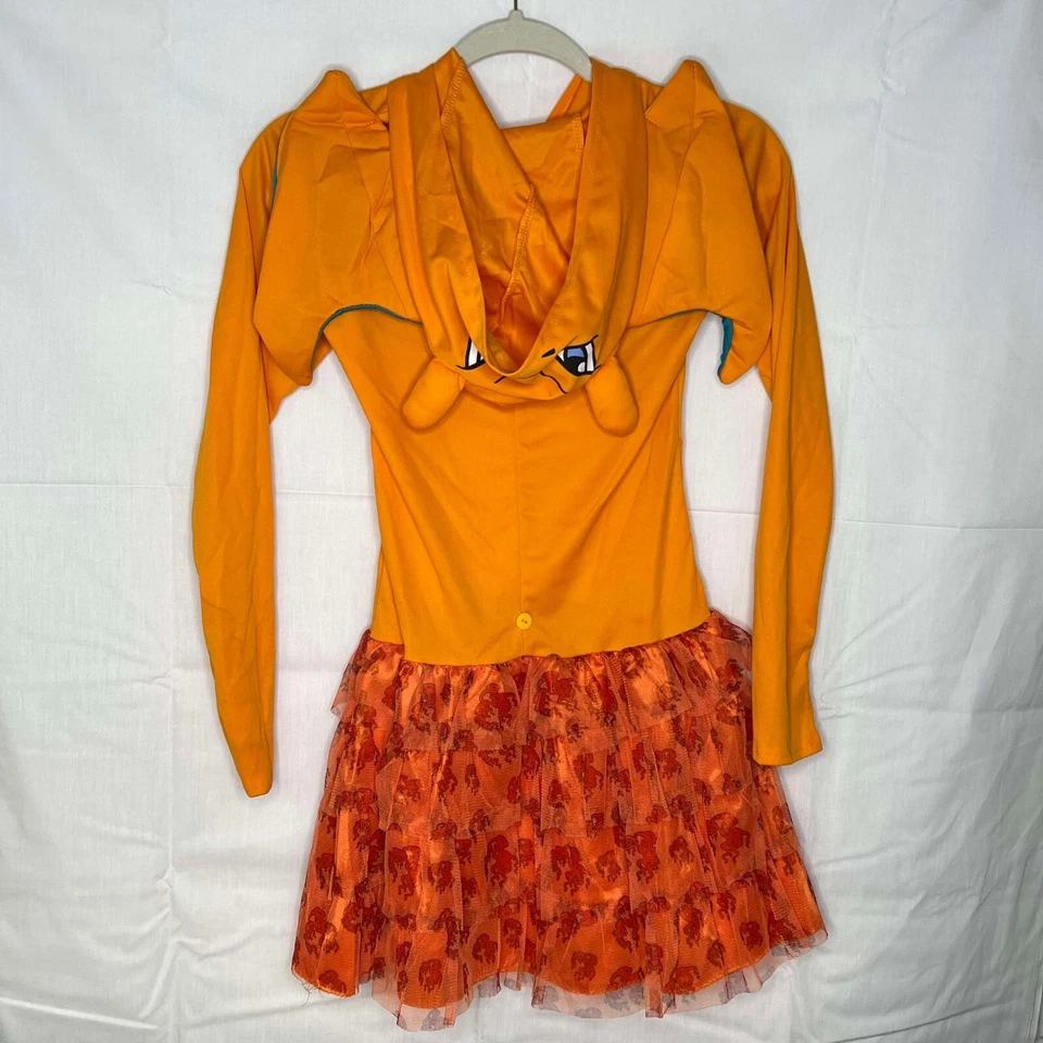 Kids Charizard Pokemon Costume Dress Halloween Dress Up Wings No Tail Large - Image 2 of 4