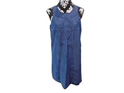 Buffalo David Bitton Blue Denim Sheath Dress Size Small