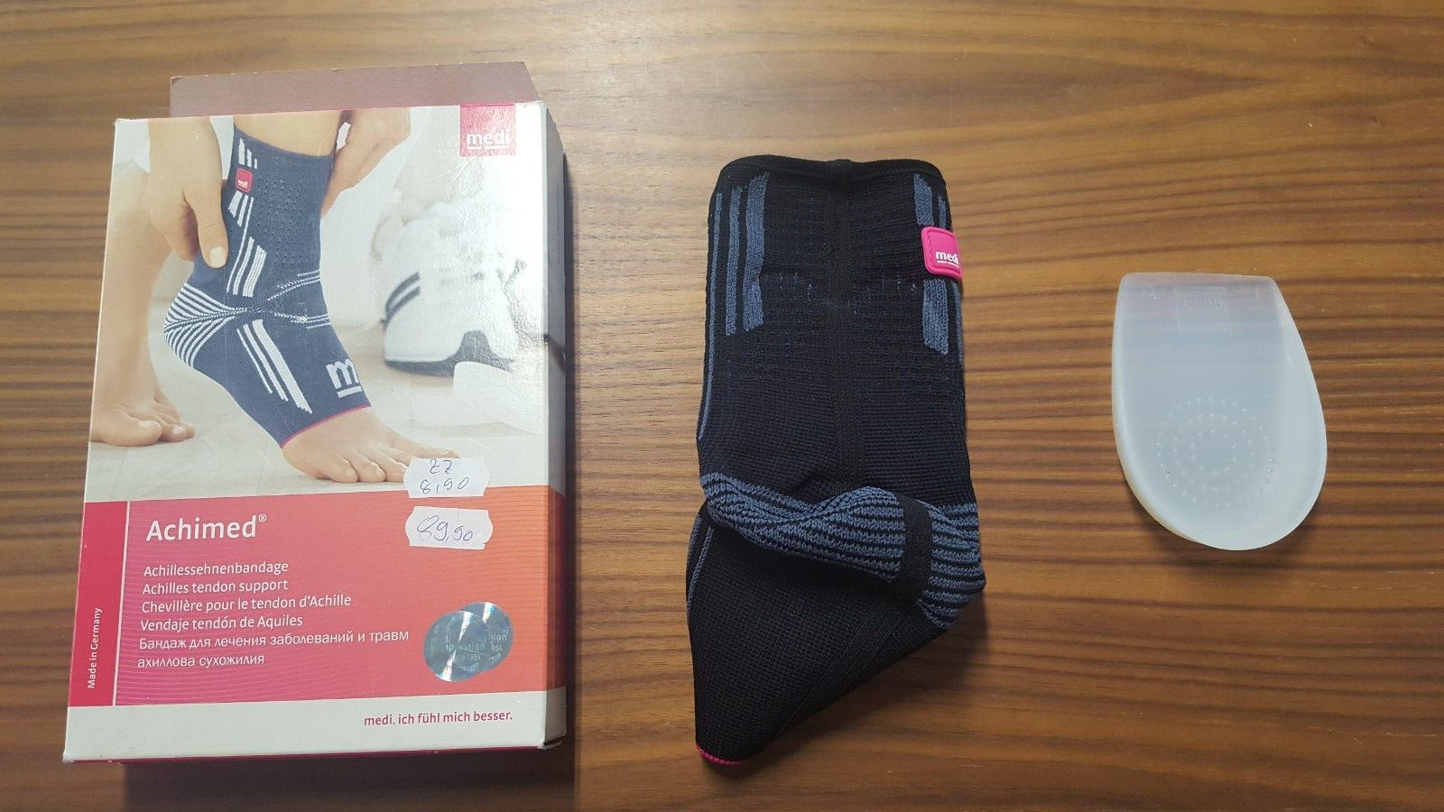 Achimed Größe 1 Fa. Medi Achillessehnenbandage Fußbandage Fuss Knöchel Bandage