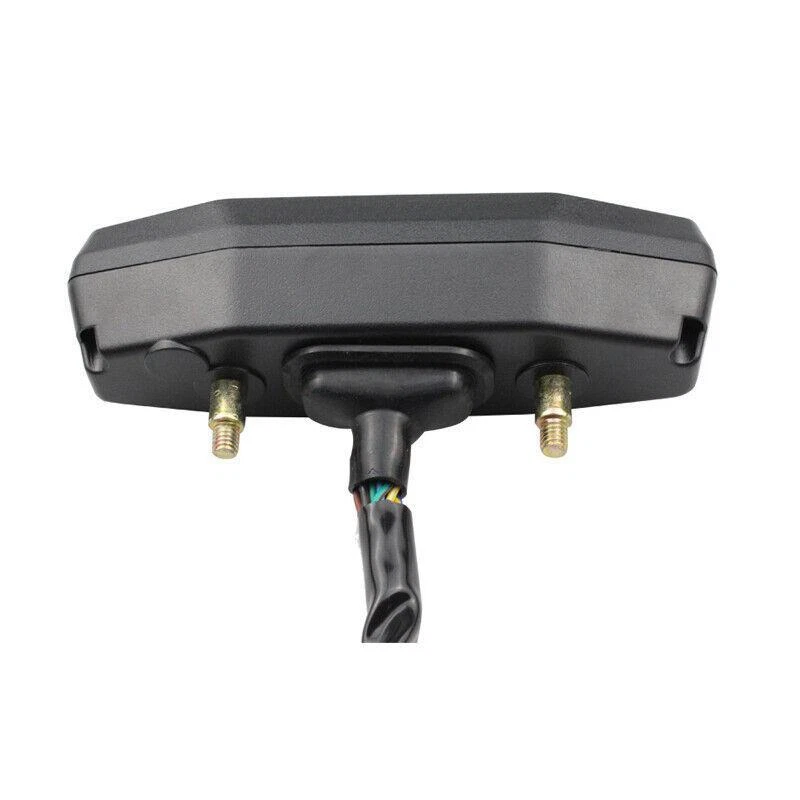 12V Motorcycle Speedometer Odometer Tachometer Fuel LCD Meter Universal KM/H MPH - Изображение 3 из 4