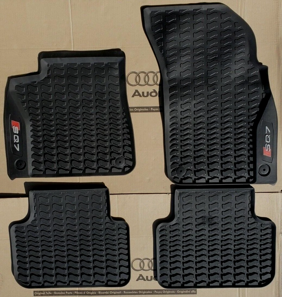 original Audi SQ7 Fußmatten Q7 Gummimatten Typ 4M ab 8/2019 rubber mats