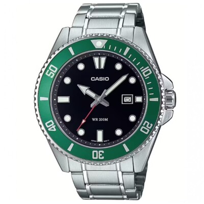 Casio Duro MDV-107D-3A Herrenuhr Taucher 200m Stahlarmband