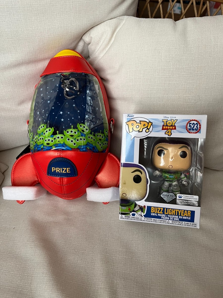 Buzz Lightyear (Diamond) Pop! and Pizza Planet Claw Machine Crossbody Bag  Bundle
