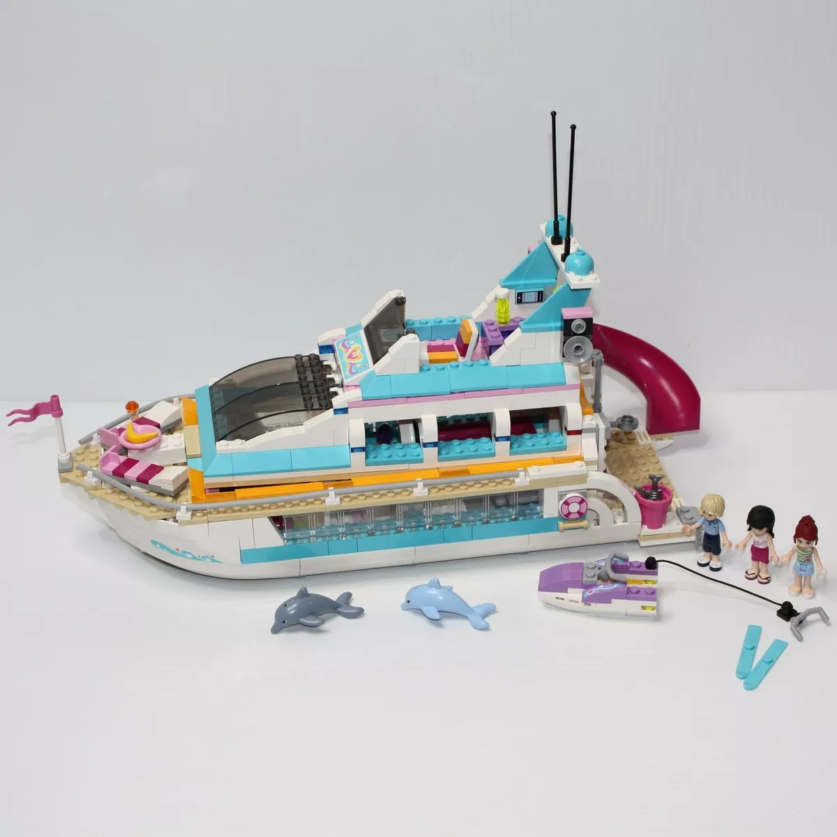 sælger ukendt Stejl Lego Friends 41015 Dolphin Cruiser Complete Set with Instructions | eBay