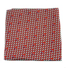100 Silk Novelty Ice Cream Cone Themed Pocket Squares Clothing Accessory