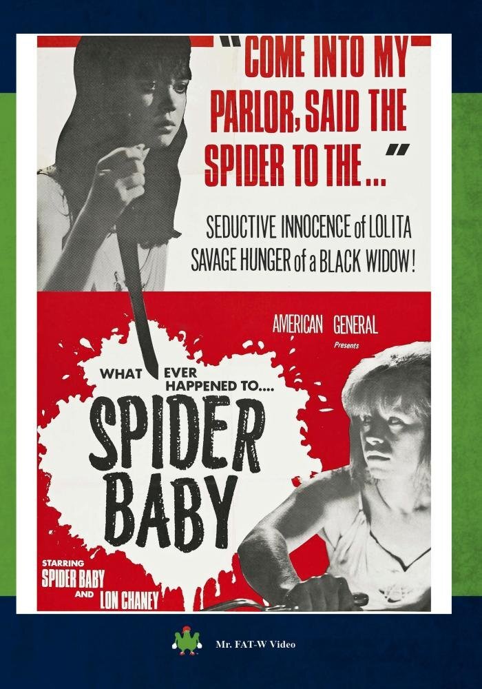 Spider Baby (DVD) Beverly Washburn Carol Ohmart Carolyn Cooper Jill Banner