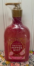 BATH BODY WORKS TWISTED PEPPERMINT LIQUID HAND SOAP SEALED 8oz wash