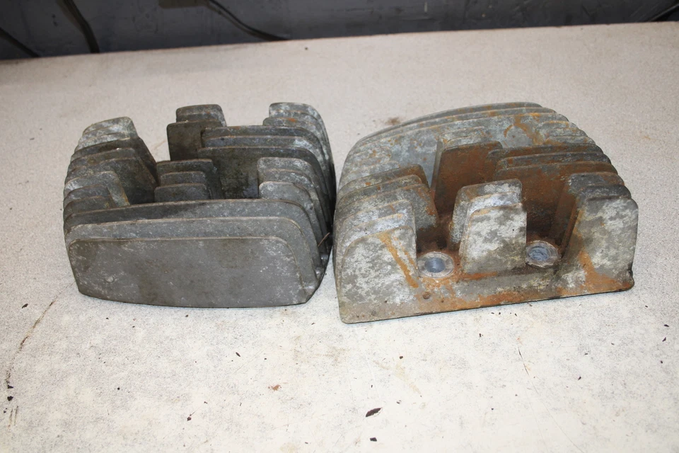 Suzuki T350 1969 motor extremo superior culatas 8631.aaa Foto 4 de 4