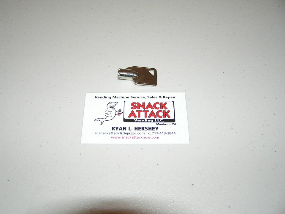 USI, FSI, WITTERN & VENDNET USI, FSI FAWN, WITTERN & VENDNET SNACK or SODA VENDING MACHINE A9900 KEY - New