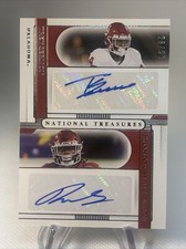 2021 NATIONAL TREASURE COLLEGIATE TREY SERMON/RHAMONDRE STEVENSON AUTO 26/99