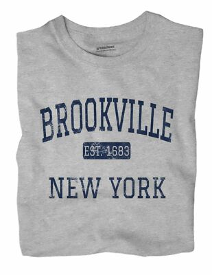 Brookville New York NY T-Shirt Queens EST