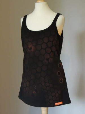 Ayumu Tank Top L Black ° psy hippie mandala yoga psywear psychedelic goa trance