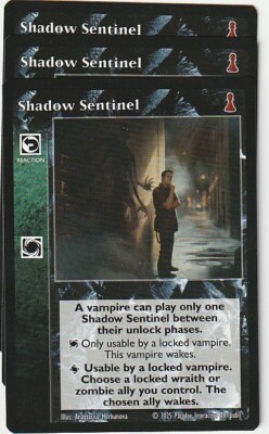 Shadow Sentinel x3 New Blood VTES Jyhad