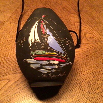 Keto Keramik Vase ?Welling?Ruschka?Majolika Heiligenhafen Selten 1950 Rockebilly
