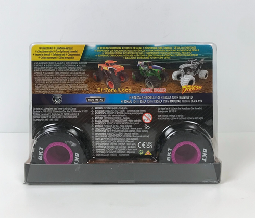 Monster Jam Sparkle Smash 1:24 Die-Cast Monster Truck - Picture 3 of 5