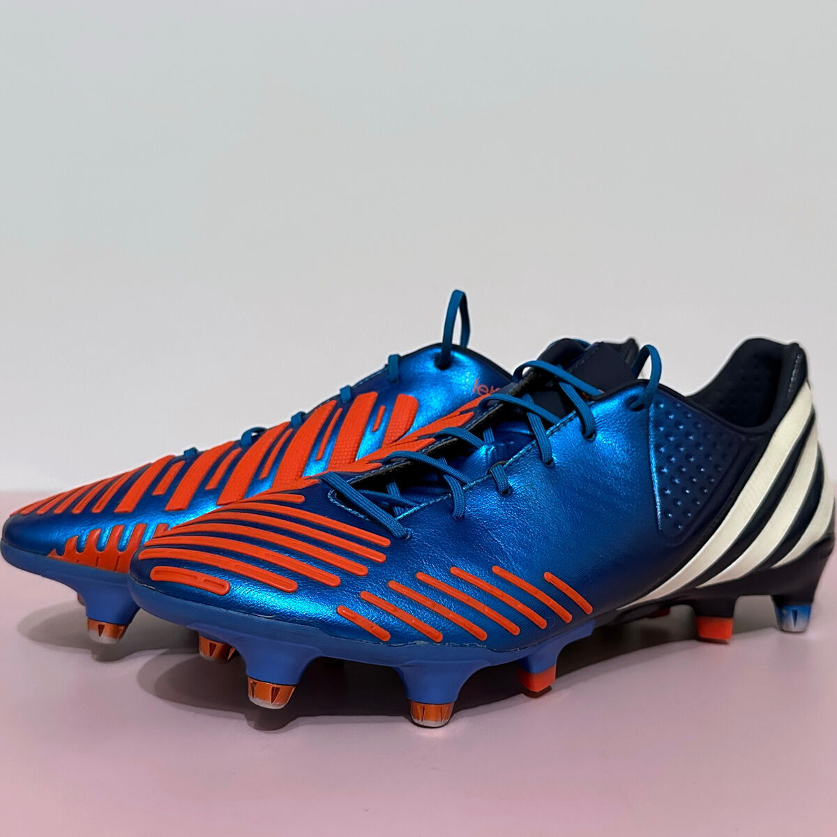 ADIDAS Predator LZ Lethal Zones SG Blue Mens Soccer Cleats ADIDAS Predator LZ Lethal Zones SG Blue Mens Soccer Cleats