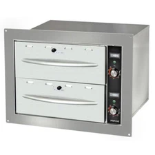 Prepline BDW2 Double Built-in Stainless Steel Drawer Warmer- 900W, 120V