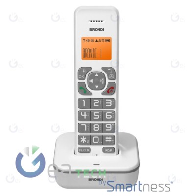 BRONDI BRAVO STAR Cordless Breit Lcd-Display Backlight Weiß Und Grau