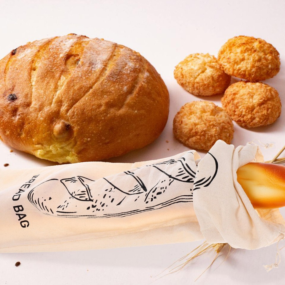 4 Pieces Baking Food Bags Bread Storage For Homemade Vegetable eBay