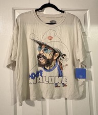 Post Malone Posty Co Shirt Tshirt White Small NEW Oversized