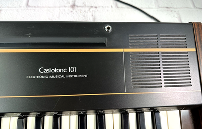 CASIO Casiotone 101 アナログシンセサイザー Casiotone 101 CT-101 Analog Synthesizer Organ Wood Sides Vintage
