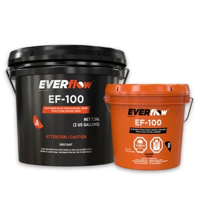 Everflow EF-100 | Epoxy Resin Flooring Kit (3gal) | (MPC-100)