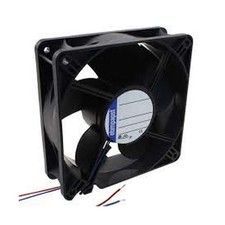 Ebm-Papst 119x38mm 24V DC Fan, 108 CFM, 4W, 3300 RPM, 42dBA, PBT Frame, 2 Wir...