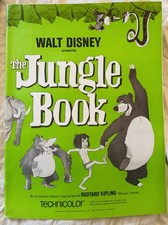 1967 Disney Jungle Book Original Pressbook Exploitation Ad Pad Complete