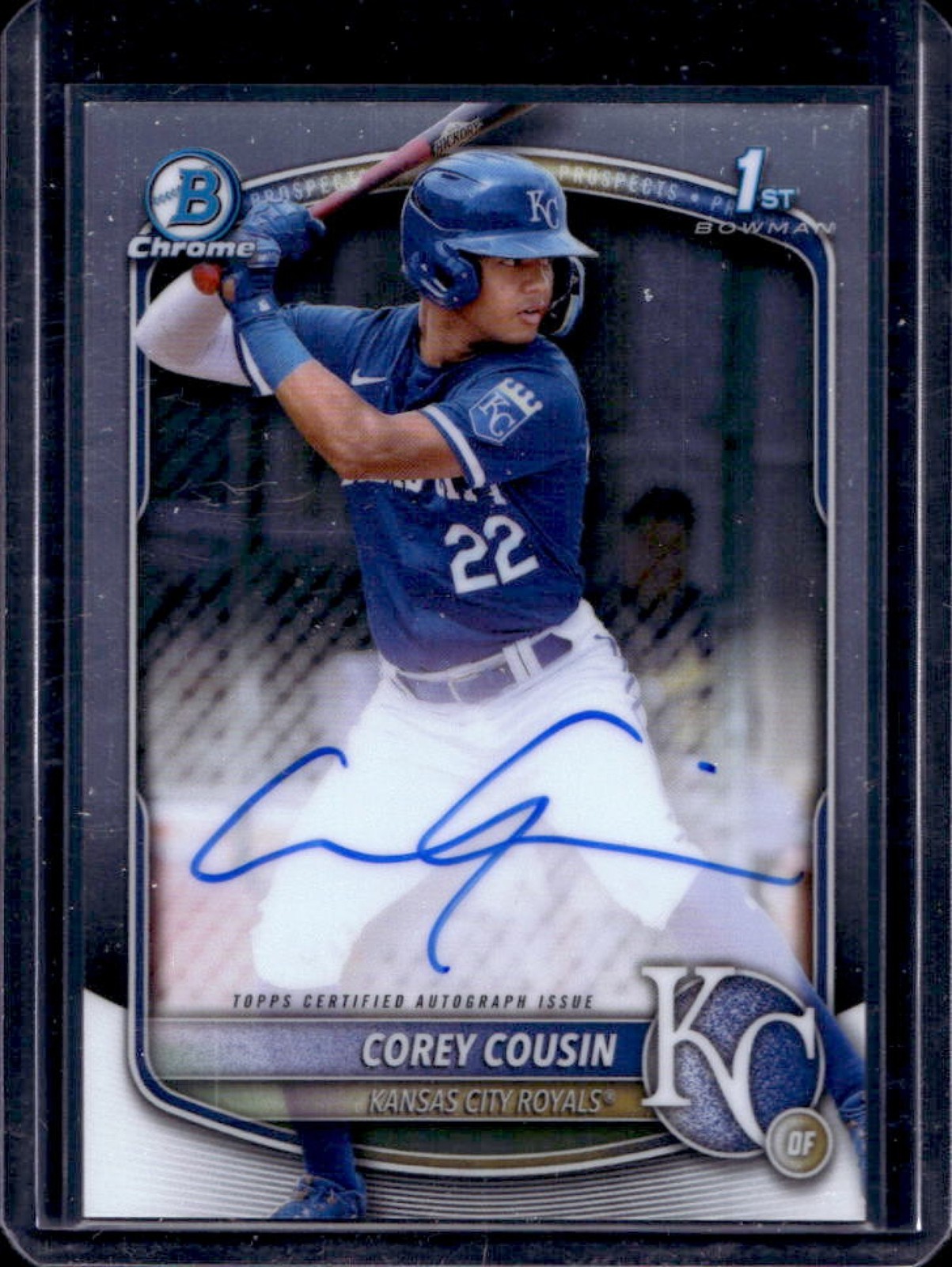 2025 Bowman Chrome Corey Cousin Auto 1st #CPA-CCO Royals