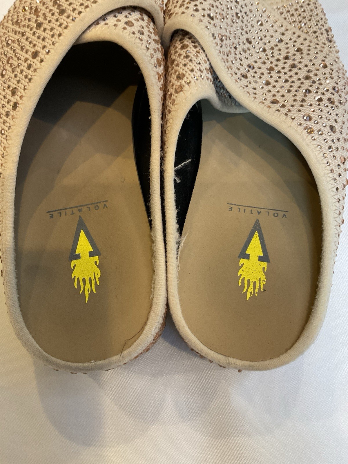 VOLATILE Pixie Dust Slide Sandal Stretch Size 7 R… - image 4