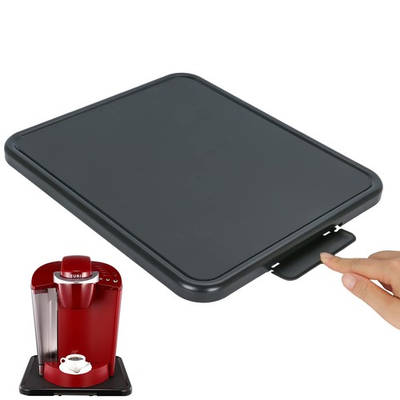 #ad Kitchen Caddy Sliding Tray Appliance Coffee Maker Slider Large Rolling Tra... $59.14