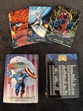 1992 Marvel Masterpieces Complete 100 Card Set SkyBox Jusko Grading Ready