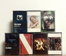 Van Halen Cassette Tape Lot 7: 1984, Self-Titled, Diver Down, Fair Warning, 5150