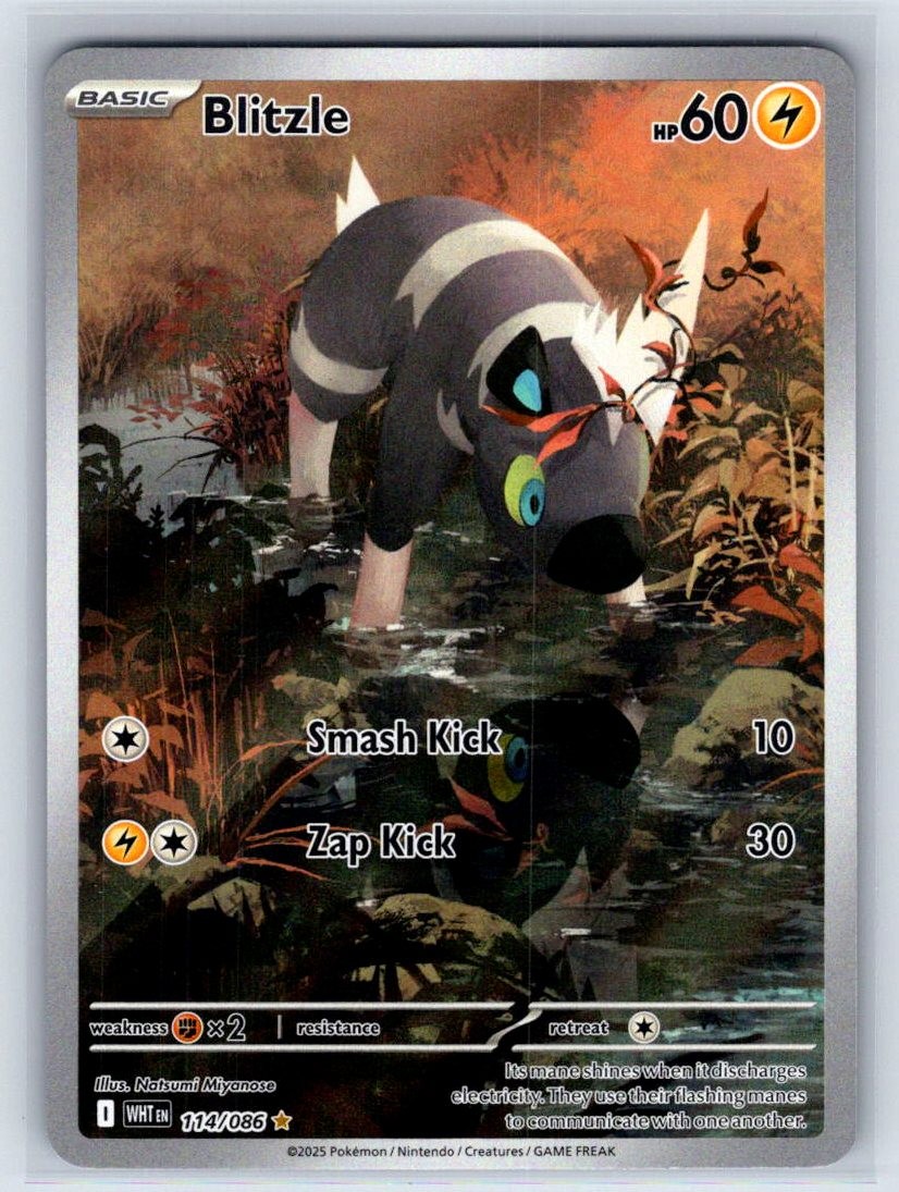 BLITZLE 114/086 WHITE FLARE HOLO