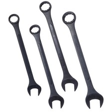 Sae Jumbo Combination Wrench Set Extra Large 4 Piece 2-18 2-14 2-38 2-12 In
