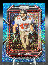 2022 Panini Prizm Football #281 John Lynch Blue Sparkle Prizm /96