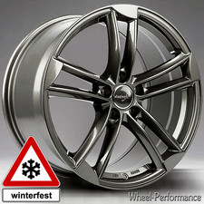 19 Zoll W27 Alufelgen 8,5x19 5x112 ET30 dunkelgrau für Mercedes