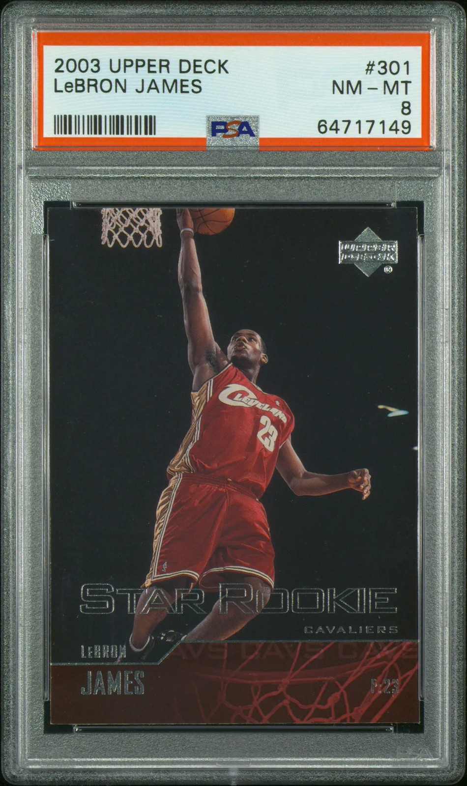 LeBron James 2003 Upper Deck #301 Star Rookie Price Guide - Sports
