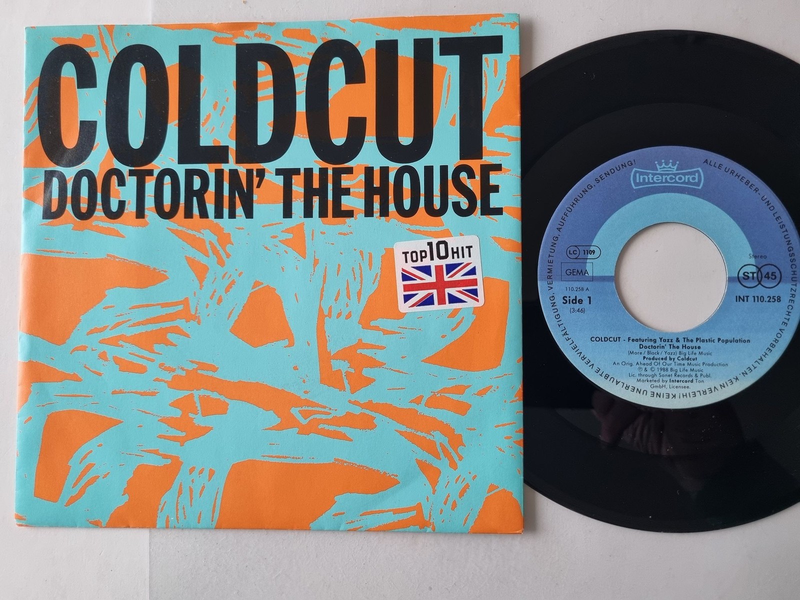 Coldcut/ Yazz - Doctorin' the House 7'' Vinyl Germany