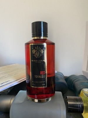 red tobacco men's cologne Mancera Red Tobacco 4.Oz 120ml Eau de Parfum Spray for Men