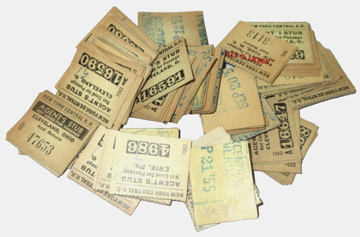 25+ 1950 Collectible Railroad Passes & Tickets for sale | Updated