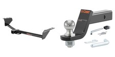 Curt Trailer Hitch Tow Kit W 2in Receiver Ball Mount Lock Pin Clip 13115