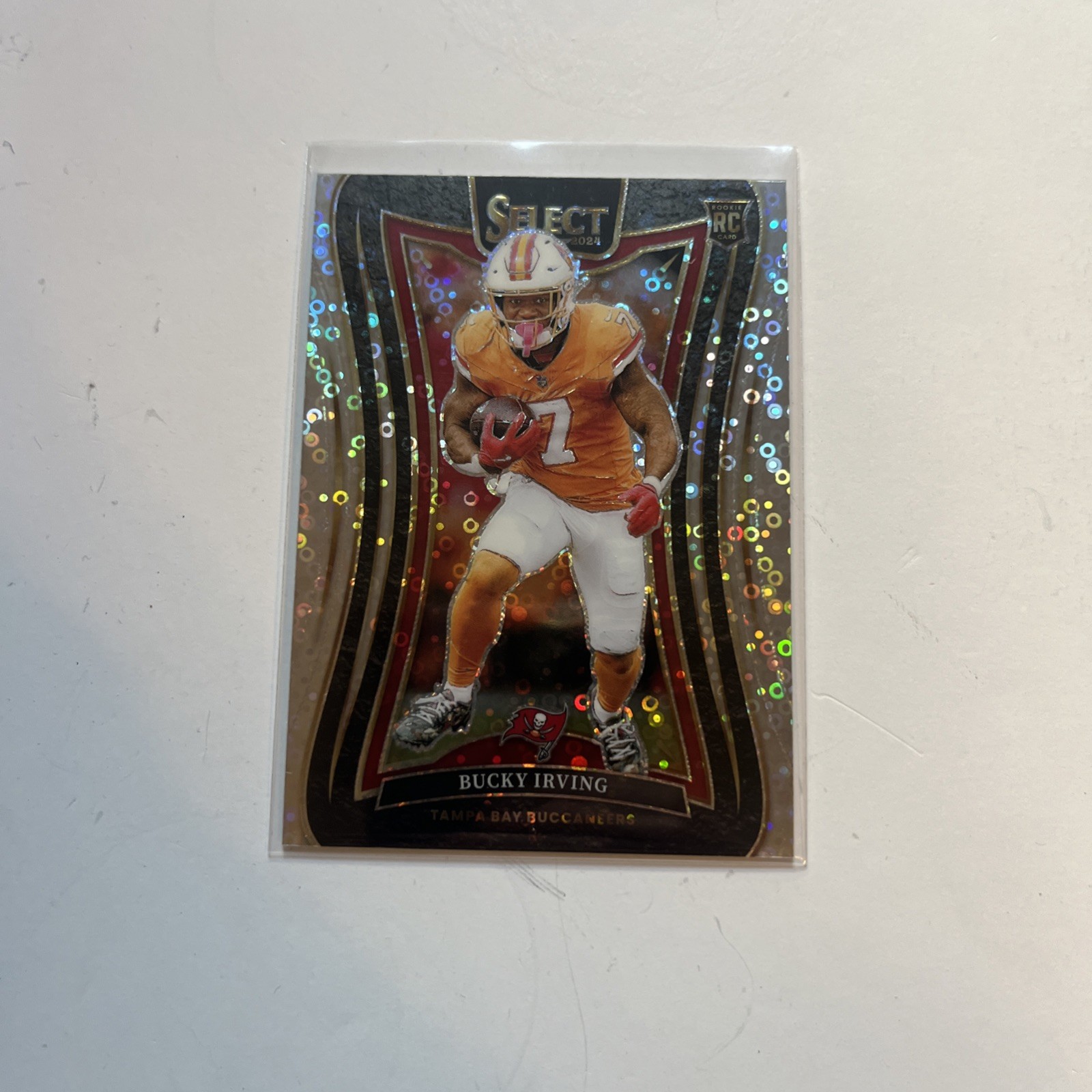 2024 Select #313 Suite Level Silver Disco Prizm Bucky Irving Rookie Buccaneers