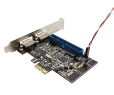 Open Box 1 Port ATA133 IDE and 2 Port eSATA III PCI-e 2.0 x1 RAID Card